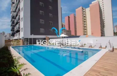 Apartamento à venda em campinas, centro, com 1 quarto, com 45 m², quirino 779