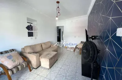Apartamento com 2 dormitórios à venda, 60 m² por r$ 370.000,00 - aparecida - santos/sp