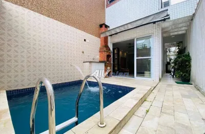 Casa à venda, 160 m² por r$ 1.330.000 - campo grande - santos/sp