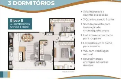 Apartamento com 3 quartos à venda na Rua Da Caixa D ÁGua, 21, Jardim Santa Cruz, Indaiatuba