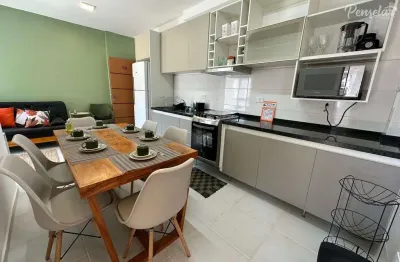 Apartamento novo no perequê-mirim com 2 dormitórios,  1suíte e varanda gourmet.