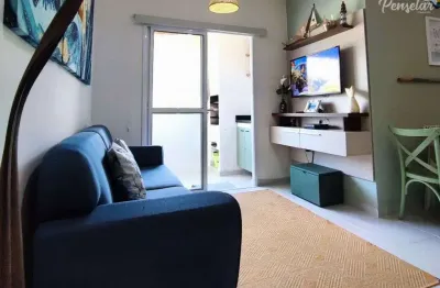 Apartamento novo no perequê-mirim com 2 dormitórios, 1suíte e varanda gourmet.
