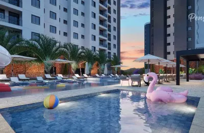 Indaiatuba - apartamento na planta 2 dormitórios suíte
