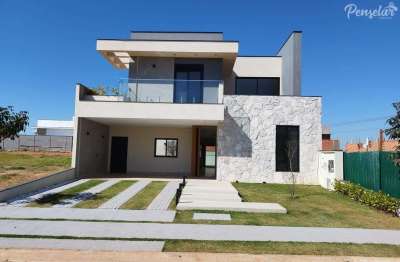 Indaiatuba - sobrado alto padrão a venda em condomínio 4quartos 3 suítes piscina