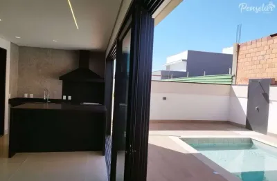 Indaiatuba - sobrado alto padrão a venda em condomínio 4quartos 3 suítes piscina