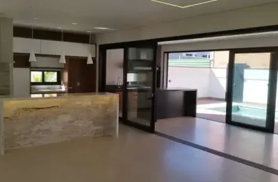 Indaiatuba - sobrado alto padrão a venda em condomínio 4quartos 3 suítes piscina