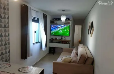 Santo andré - cobertura a venda 100m² com 2 dormitórios suíte vaga e mobiliada
