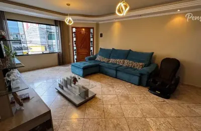 Santo andré - sobrado a venda 3 suítes 4 vagas área gourmet e 366m² - mobiliado