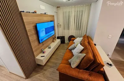 Santo andré - motiró assunção : apartamento a venda 73m² e 2 vagas : mobiliado