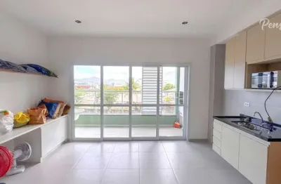 Ubatuba - apartamento studio novo com churrasqueira na varanda piscina e sauna