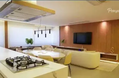 Apartamento no jardim em santo andré - alto padrão 153m² - 3 suítes 3 vagas