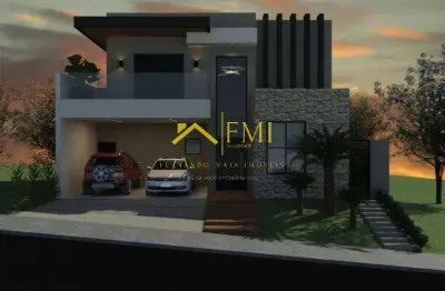 Casa com 3 suítes área gourmet e piscina no condomínio terras do vale