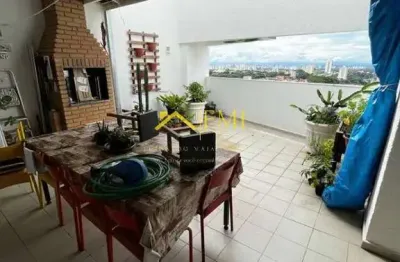 Cobertura com 3 dormitórios e terraço com churrasqueira no jardim satélite