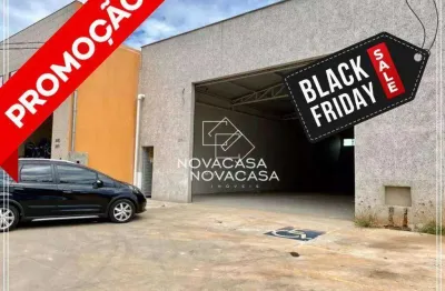 Galpão para alugar, 300 m² por r$ 9.216,66/mês - xangri-lá - contagem/mg