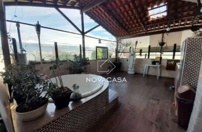 Cobertura com 4 dormitórios à venda, 200 m² por r$ 1.010.000,00 - castelo - belo horizonte/mg