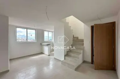 Cobertura à venda, 90 m² por r$ 405.000,00 - jardim leblon - belo horizonte/mg