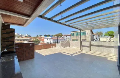 Cobertura linear com 3 dormitórios à venda, 71 m² por r$ 1.320.000 - itapoã - belo horizonte/mg