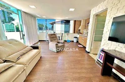 Cobertura com 3 quartos à venda, 112 m² por r$ 550.000 - santa mônica - belo horizonte/mg