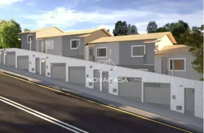 Casa com 2 dormitórios à venda, 65 m² por r$ 340.000,00 - novo centro - santa luzia/mg