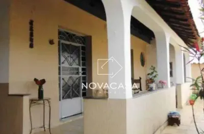 Casa com 4 dormitórios à venda, terreno plano de 360m² com 186 m²  de área construída por r$ 590.000 - jardim leblon - belo horizonte/mg