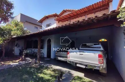 Casa com 4 dormitórios à venda, 308 m² por r$ 1.200.000,00 - jardim atlântico - belo horizonte/mg