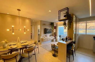 Apartamento com varanda  2 dormitórios à venda, 48 m² por r$ 386.878 - jaraguá - belo horizonte/mg
