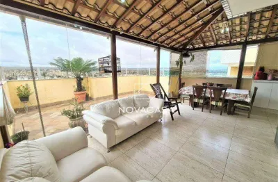 Cobertura com 3 dormitórios à venda, 172 m² por r$ 850.000,00 - ouro preto - belo horizonte/mg