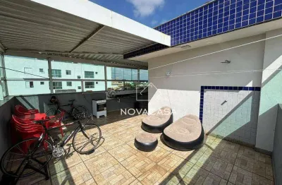 Cobertura com 2 dormitórios à venda, 140 m² por r$ 570.000,00 - heliopolis - belo horizonte/mg