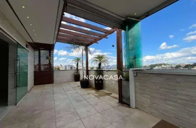 Cobertura à venda, 144 m² por r$ 720.000,00 - santa rosa - belo horizonte/mg