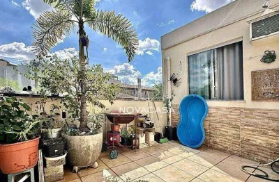 Cobertura com 4 dormitórios à venda, 92 m² por r$ 439.000 - santa amélia - belo horizonte/mg