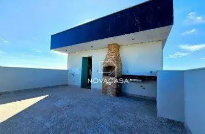 Cobertura com 2 dormitórios à venda, 90 m² por r$ 420.000 - piratininga (venda nova) - belo horizonte/mg