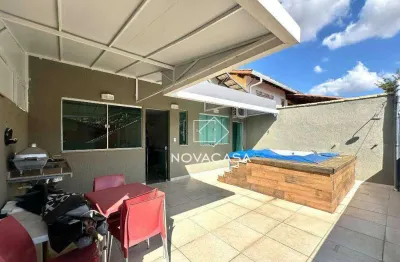 Casa com 3 dormitórios para alugar, 127 m² por r$ 4.604/mês - planalto - belo horizonte/mg
