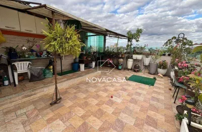 Cobertura com 3 dormitórios à venda, 180 m² por r$ 520.000,00 - santa mônica - belo horizonte/mg