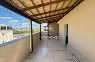 Cobertura com 2 dormitórios à venda, 94 m² por r$ 650.000,00 - planalto - belo horizonte/mg