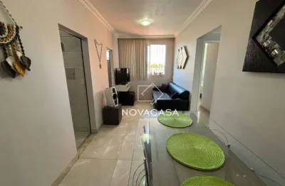 Apartamento com 3 dormitórios à venda, 58 m² por r$ 190.000,00 - jaqueline - belo horizonte/mg
