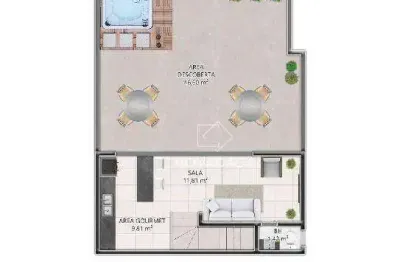 Cobertura com 3 dormitórios à venda, 115 m² por r$ 610.000 - názia - vespasiano/mg
