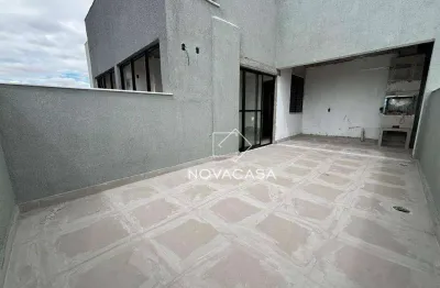 Cobertura com 2 dormitórios à venda, 90 m² por r$ 730.000,00 - santa branca - belo horizonte/mg