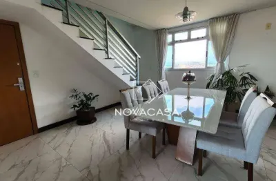 Cobertura com 3 dormitórios à venda, 162 m² por r$ 757.000,00 - santa mônica - belo horizonte/mg