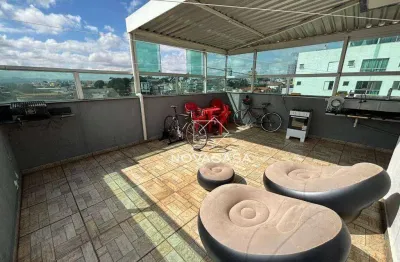 Cobertura com 2 dormitórios para alugar, 140 m² por r$ 3.950,00/mês - heliopolis - belo horizonte/mg