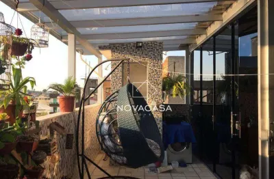 Cobertura com 4 dormitórios à venda, 140 m² por r$ 520.000,00 - copacabana - belo horizonte/mg