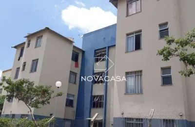 Apartamento com 2 dormitórios à venda, 48 m² por r$ 150.000,00 - copacabana - belo horizonte/mg