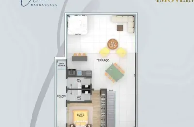 Apartamento com 3 quartos à venda na Avenida Maria de Lourdes da Silva Kfouri, 2000, Massaguaçu, Caraguatatuba