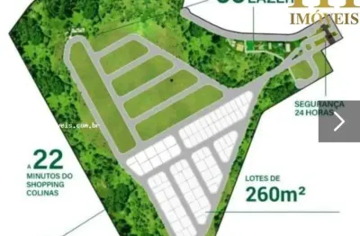 Terreno em condomínio fechado à venda na Avenida Ecopark, 5890, Condomínio Residencial Ecopark Bourbon, Caçapava