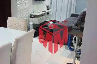 Apartamento com 2 dormitórios à venda, 51 m² por r$ 380.000,00 - utinga - santo andré/sp