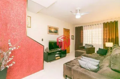 Sobrado com 3 dormitórios à venda, 143 m² por r$ 720.000,00 - nova petrópolis - são bernardo do campo/sp