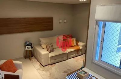 Cobertura com 2 dormitórios à venda, 80 m² por r$ 575.000,00 - vila scarpelli - santo andré/sp