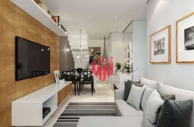 Sobrado com 2 dormitórios à venda, 69 m² por r$ 410.000,01 - vila príncipe de gales - santo andré/sp