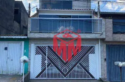 Sobrado com 3 dormitórios sendo 2 suítes à venda, 257 m² por r$ 720.000 - parque selecta - são bernardo do campo/sp