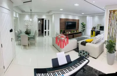 Apartamento com 3 dormitórios à venda, 158 m² por r$ 1.365.000,00 - vila assunção - santo andré/sp