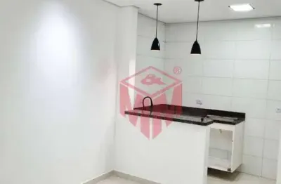 Apartamento com 2 dormitórios à venda, 39 m² por r$ 275.000 - jardim cristiane - santo andré/sp